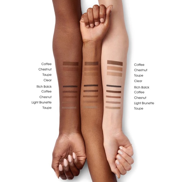 NWT bareMinerals Strength & Length Serum-Infused Brow Gel, Coffee - Picture 3 of 11